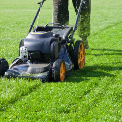 mowing